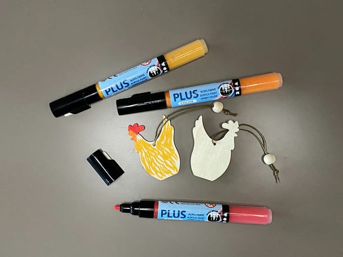 Paint Your Own Easter Ornaments, 9 pcs