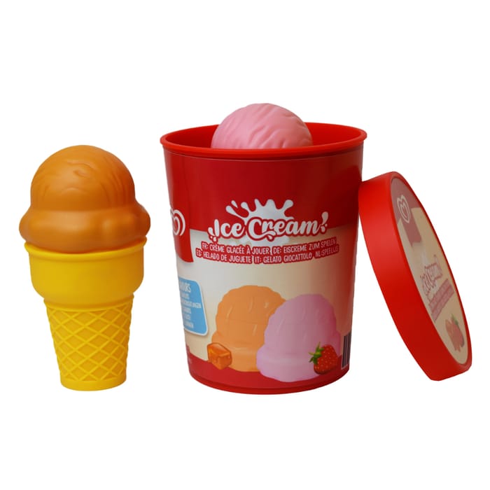 Play Ice Cream Tub Set - Strawberry & Caramel