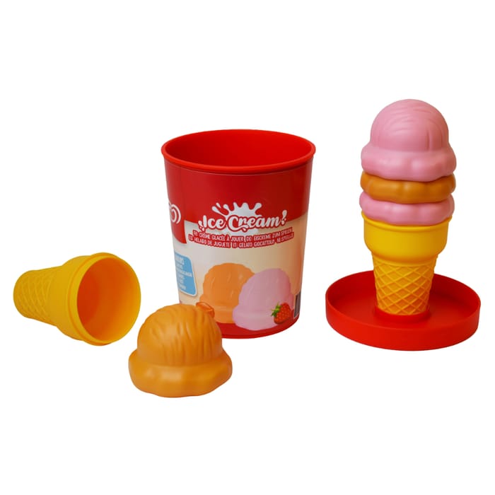 Play Ice Cream Tub Set - Strawberry & Caramel