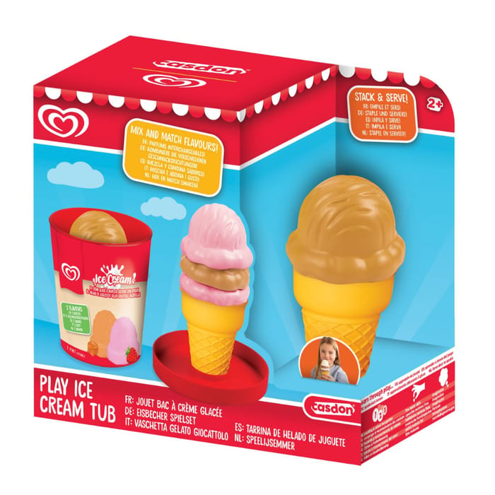 Play Ice Cream Tub Set - Strawberry & Caramel
