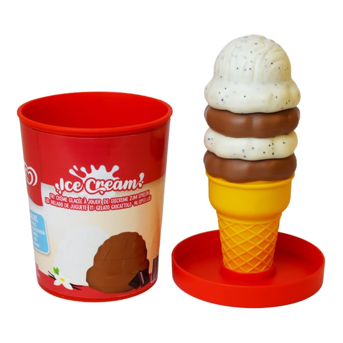 Play Ice Cream Tub Set - Vanilla & Chocolate