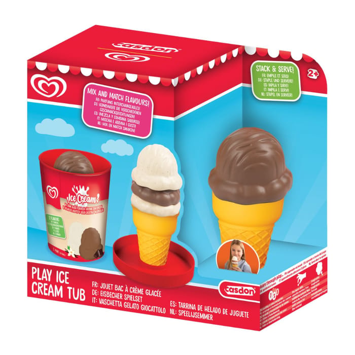 Play Ice Cream Tub Set - Vanilla & Chocolate