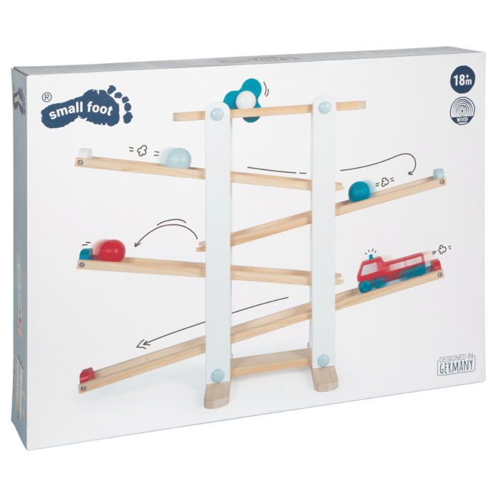 Wooden Ball & Car Ramp H: 50 cm