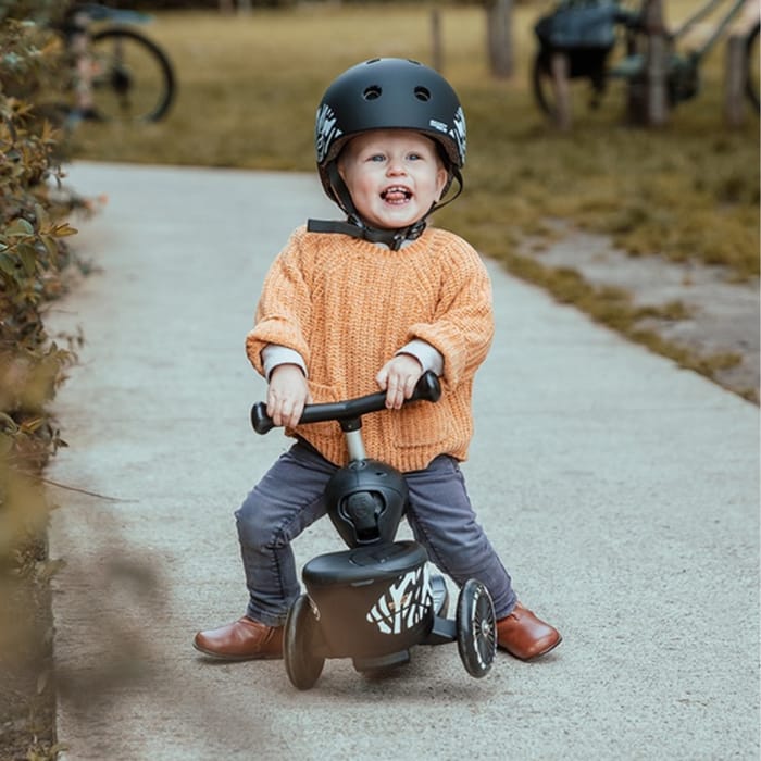 Baby/Toddler Bike Helmet, 45-51 cm - Zebra
