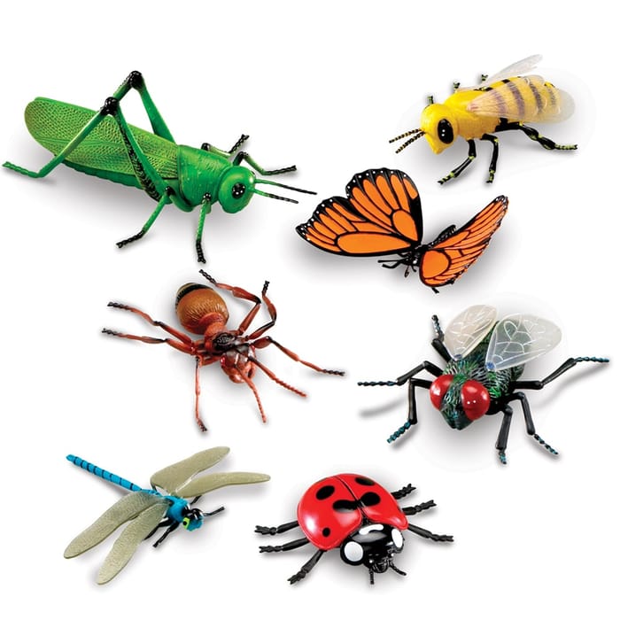 Jumbo Insects, 7 pcs