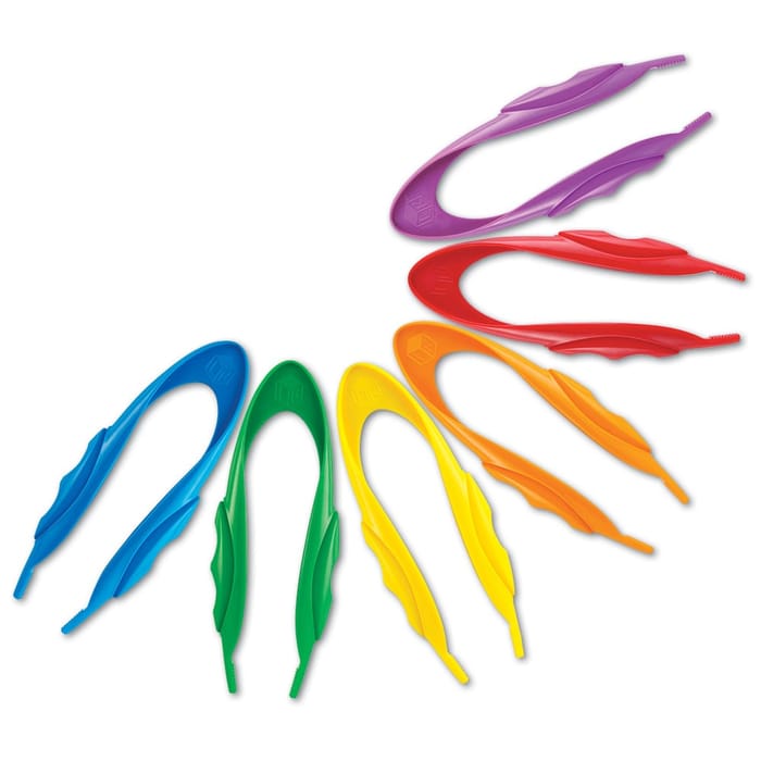 Jumbo Tweezers, Set of 12 pcs