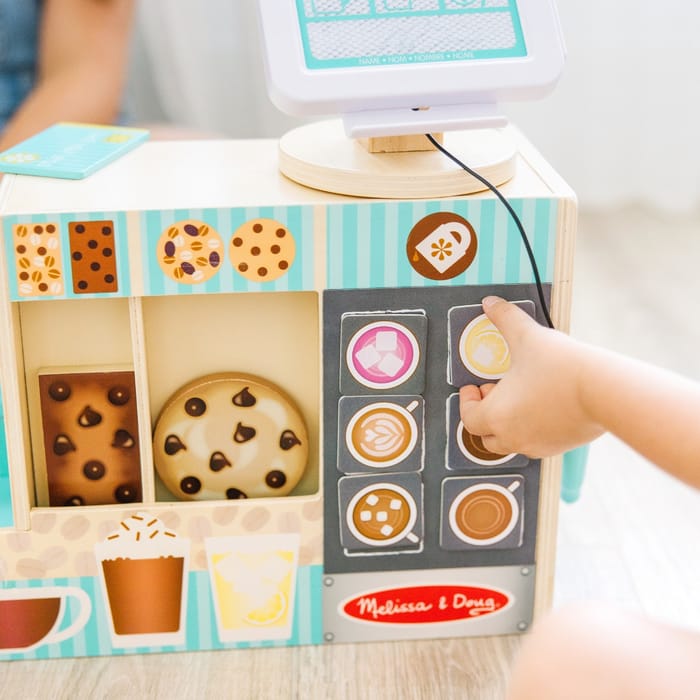 Wooden Cafe Barista Coffee Shop, 35 pcs