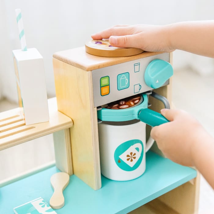 Wooden Cafe Barista Coffee Shop, 35 pcs