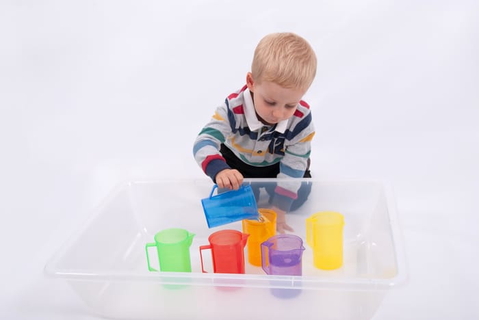 Translucent Colour Jugs, 6 pcs