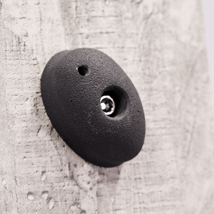 Climbing Holds Black/Grey (incl. Screws), 5 pcs