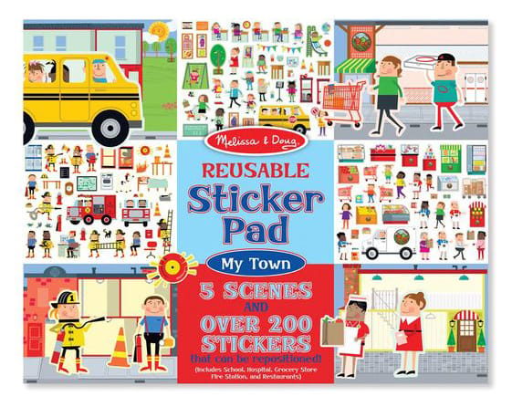 Sticker Pad - My Town