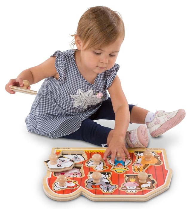 Jumbo Knob Puzzle - Barnyard Animals