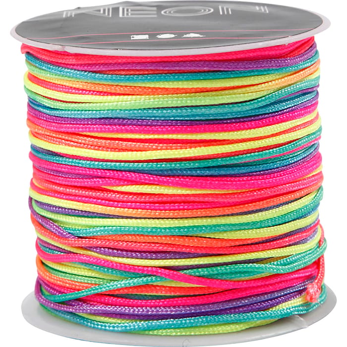 Nylon Braiding Cord - Neon, 28 m