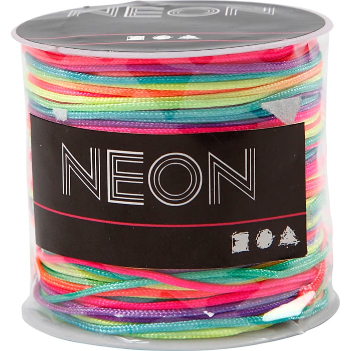 Nylon Braiding Cord - Neon, 28 m