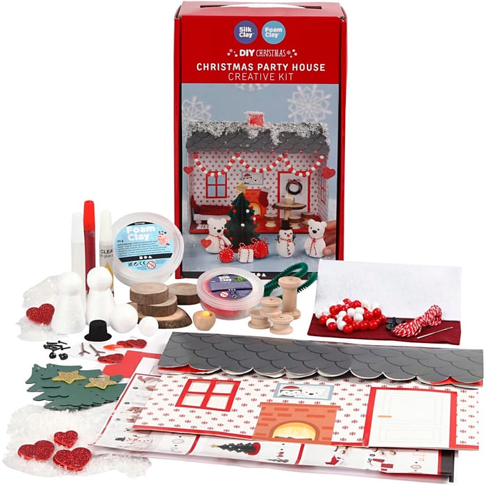 DIY Craft Kit - Christmas Party House