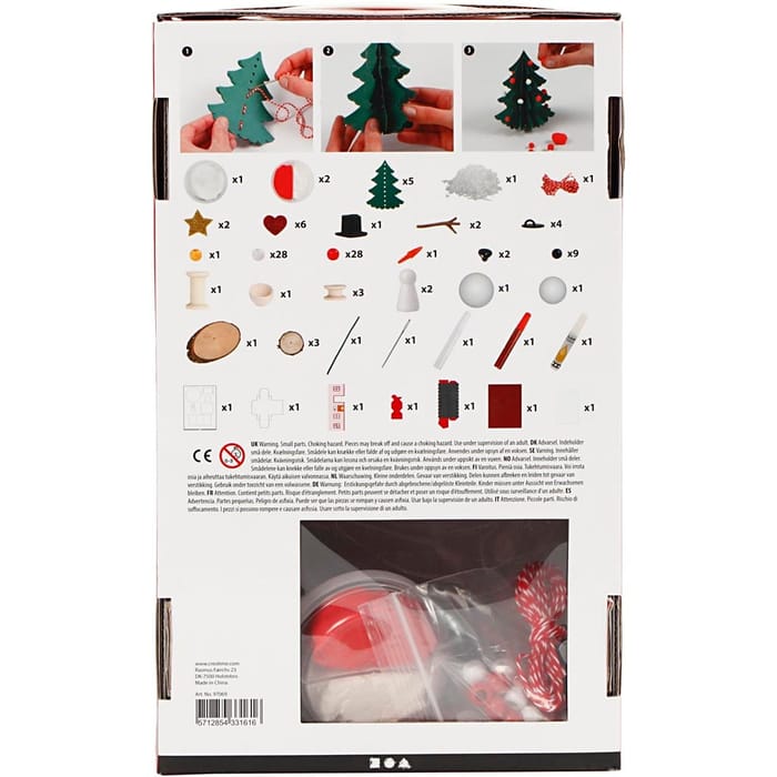 DIY Craft Kit - Christmas Party House