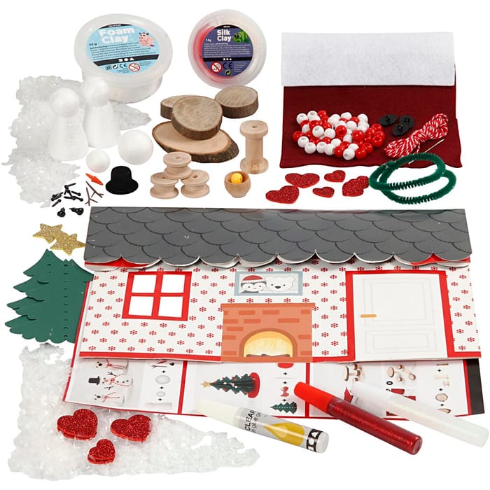 DIY Craft Kit - Christmas Party House