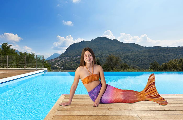 Mermaid Tail + Monofin - Ibiza (XS + S)