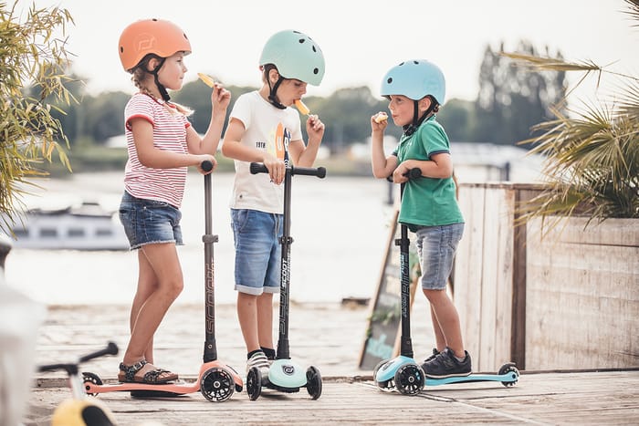 Scooter - Highwaykick 3 w. LED Wheels - Blueberry