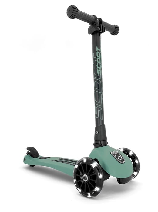Scooter - Highwaykick 3 w. LED Wheels - Forest