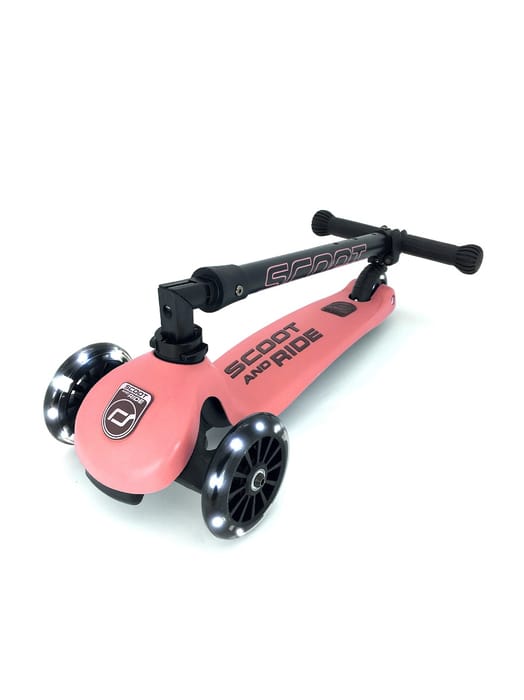 Scooter - Highwaykick 3 w. LED Wheels - Peach