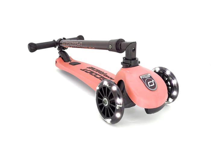 Scooter - Highwaykick 3 w. LED Wheels - Peach