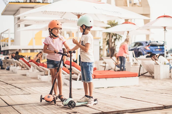 Scooter - Highwaykick 3 w. LED Wheels - Peach