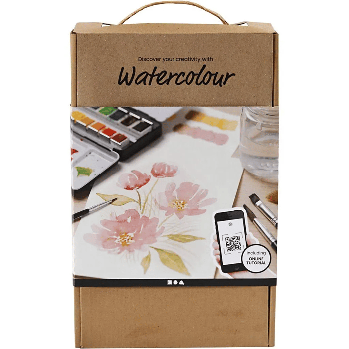 Learn to Watercolour Kit with Instructions
