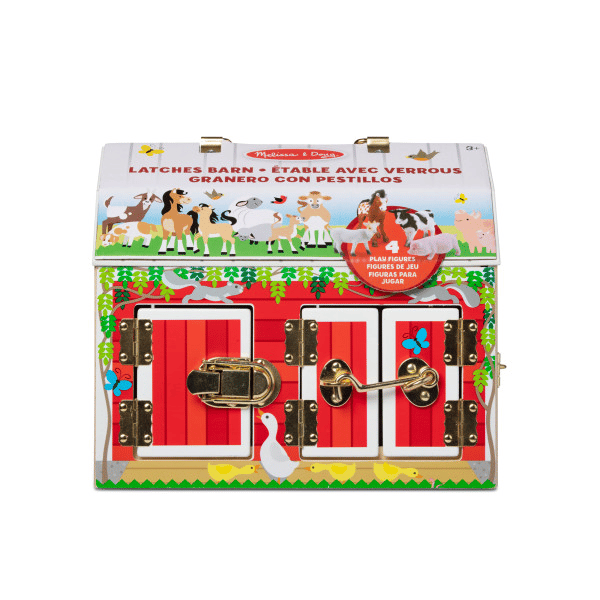 Latches Barn with 4 Play Figures