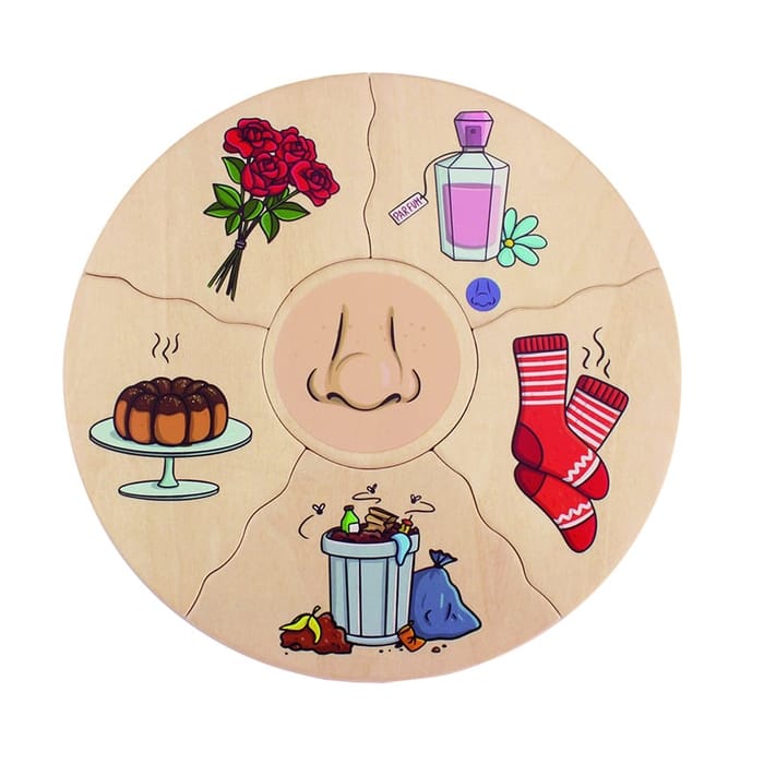 Layered Puzzle - 5 Senses