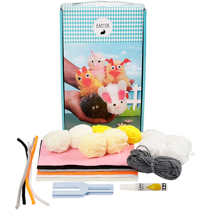 DIY Pom Pom Kit - Easter Animals