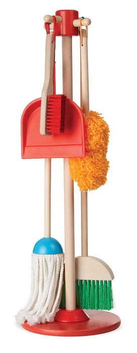 Dust! Sweep! Mop! Cleaning Play Set