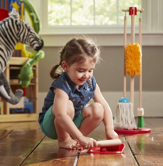 Dust! Sweep! Mop! Cleaning Play Set