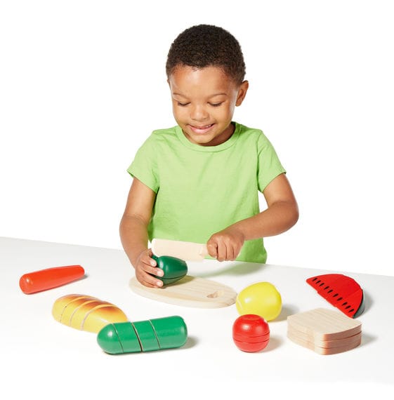 Play Food - Wooden Crate with Food