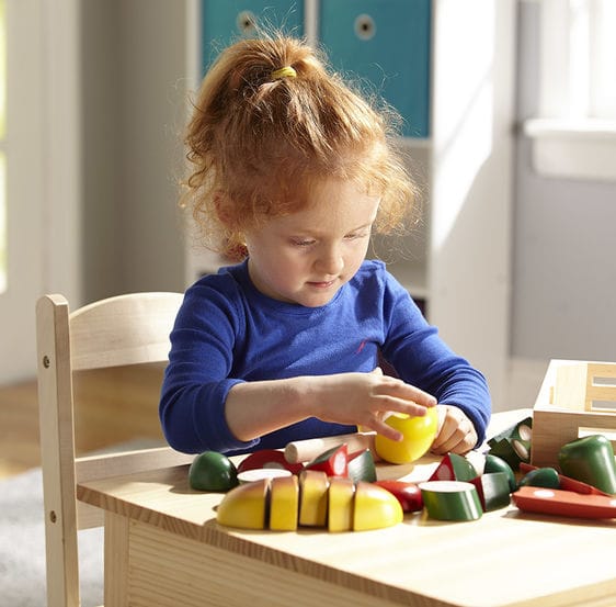 Play Food - Wooden Crate with Food