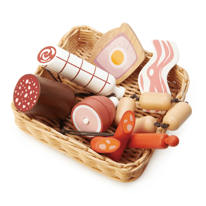 Play Food - Charcuterie Basket, 7 pcs