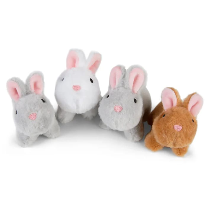 Stuffed Animals Family - Baby Bunnies, 4 pcs