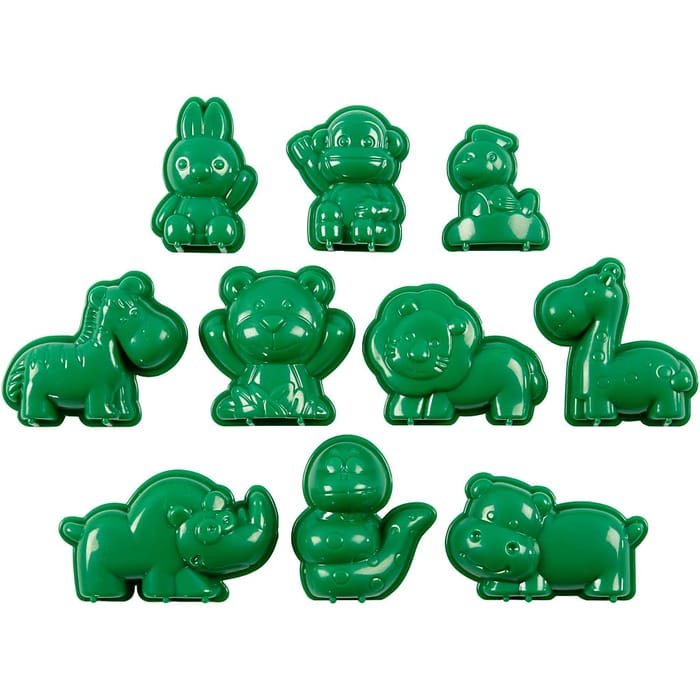 Modelling Sand Moulds - Animals, 10 pcs