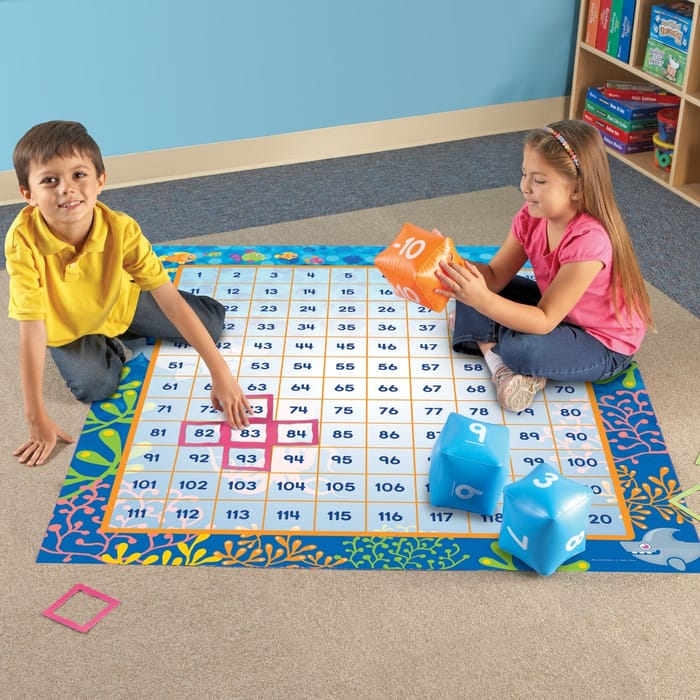 Make a Splash 120 Mat Math Floor Game 120x140 cm