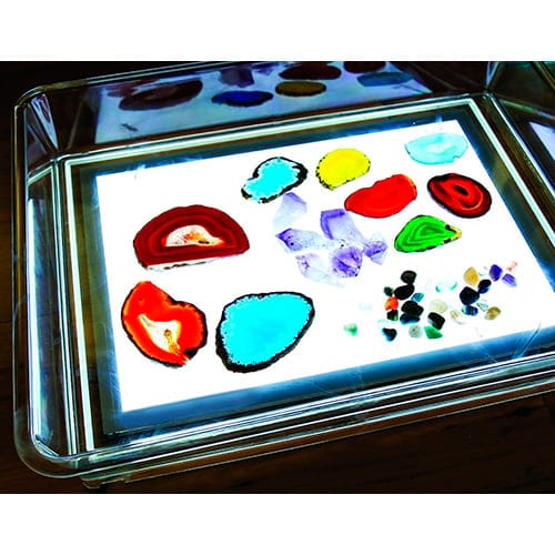 Clear Deep Light Panel Tray