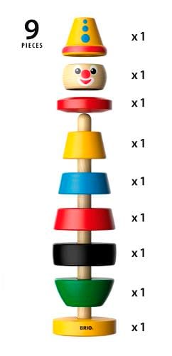 BRIO Stacking Clown