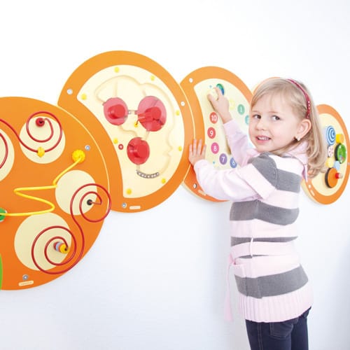 Wall Panel Caterpillar - Clock