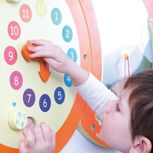 Wall Panel Caterpillar - Clock