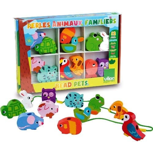Wooden Lacing Beads for Babies - Animals