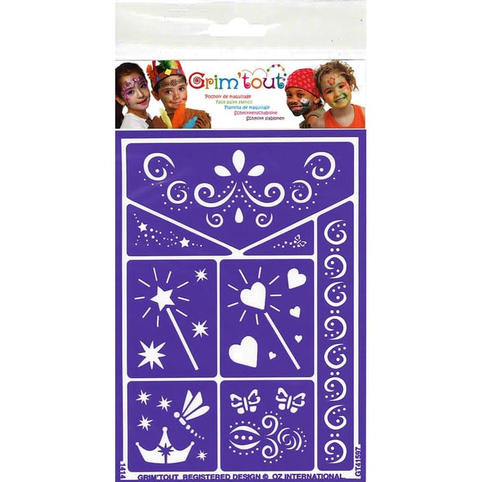 Face Paint Stencils - Fairy & Princess