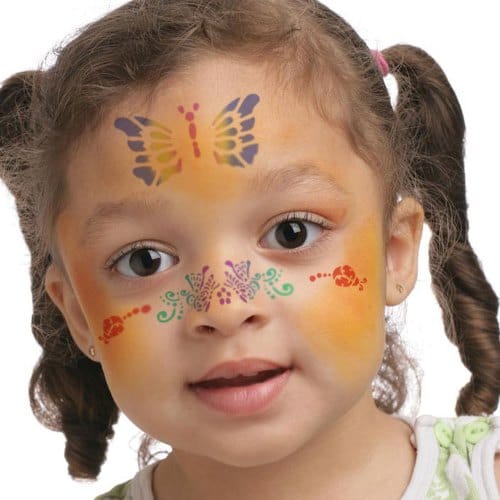 Face Paint Stencils - Cat & Butterfly