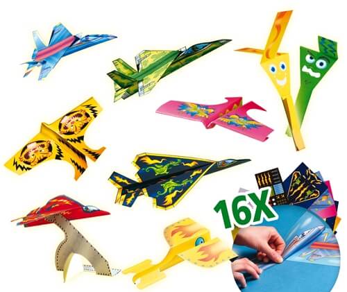 Origami Paper Airplanes, 16 pcs