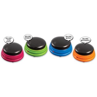 Answer Buzzers - Recordable, 4 pcs