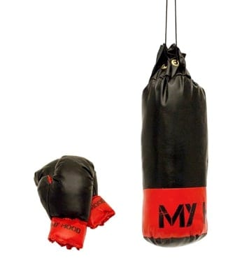 Punching Bag with Gloves 1 kg