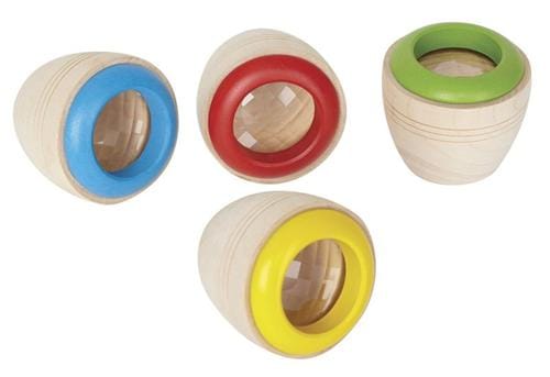Wooden Kaleidoscope (assorted colours), 1 pc